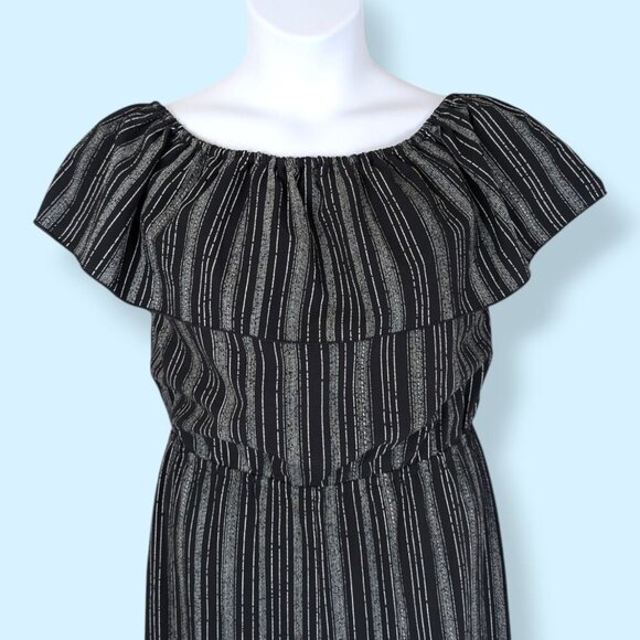 Kiwi & Punch Dark Striped Jumpsuit - Picture 3 of 7